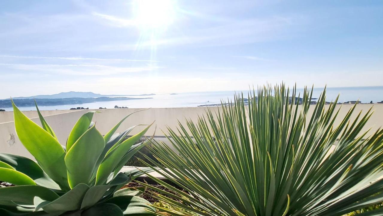 Vue Mer Panoramique - Grande Terrasse Et Piscine Bandol Exterior foto